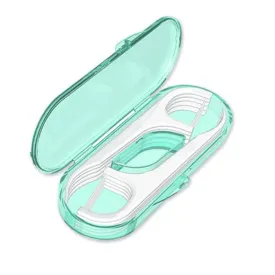 10-Piece Set: Dental Floss Travel Case-Floss Pick