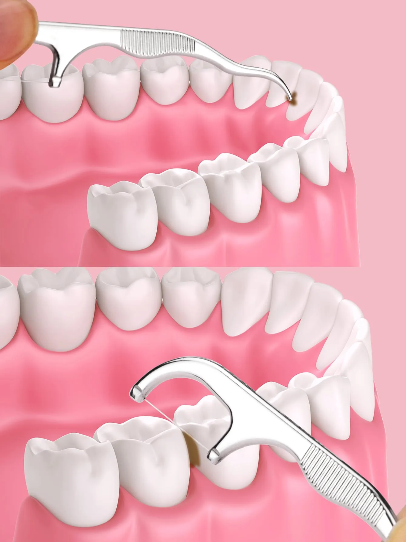 1pc Metal Dental Toothpick