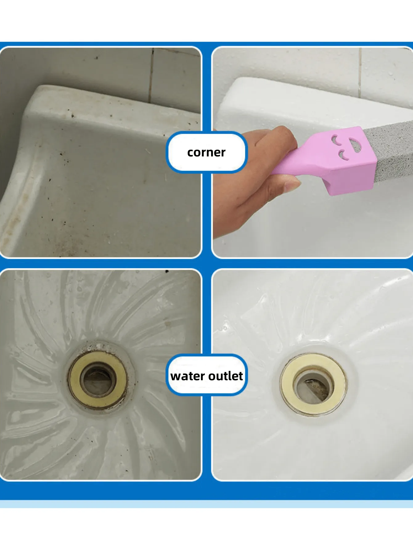 1pc Toilet Brush With Handle Design, Wall Mounted, For Deep Cleaning Of Home Toilet/Bathtub/Sink, Random Color