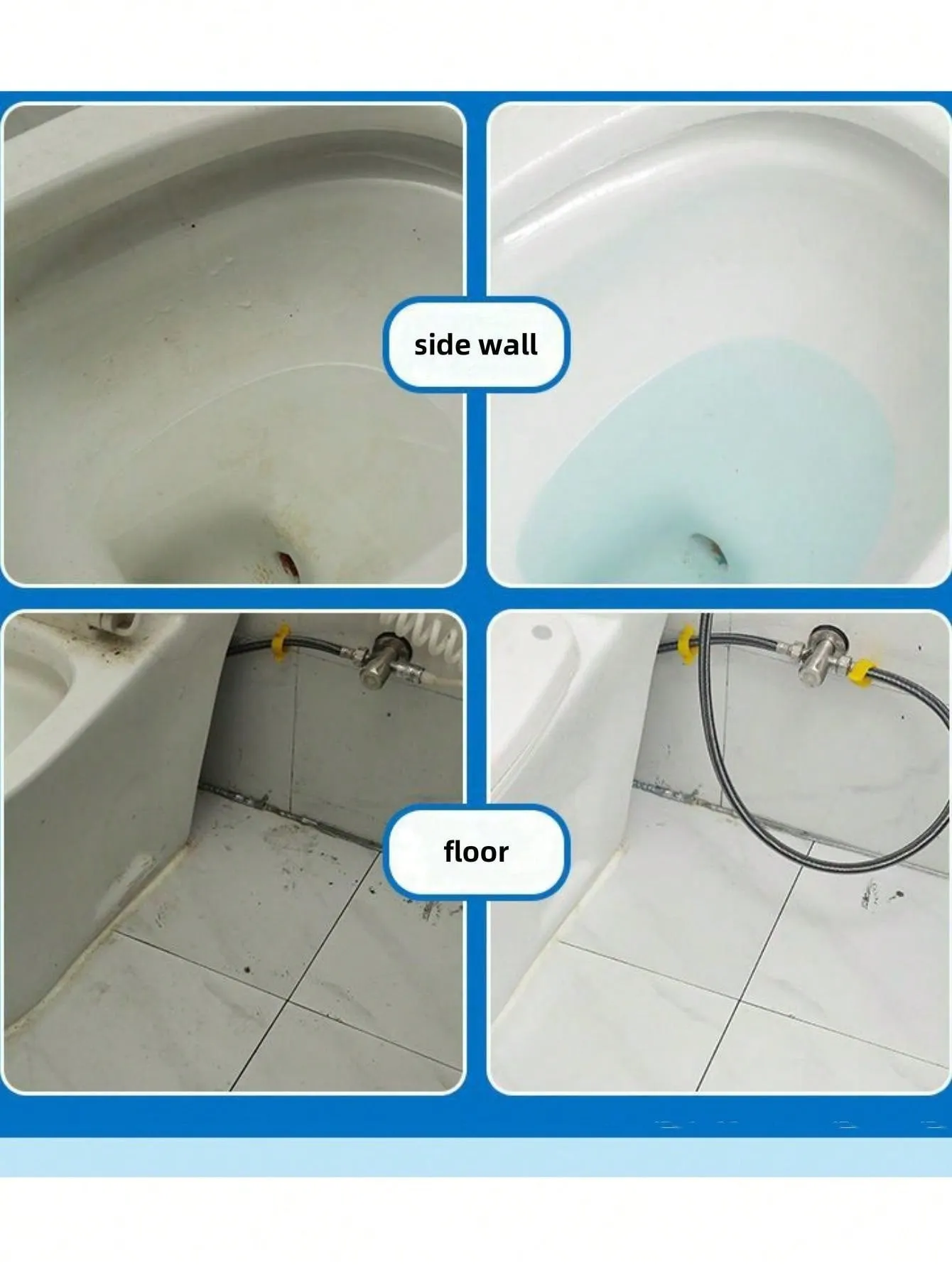1pc Toilet Brush With Handle Design, Wall Mounted, For Deep Cleaning Of Home Toilet/Bathtub/Sink, Random Color