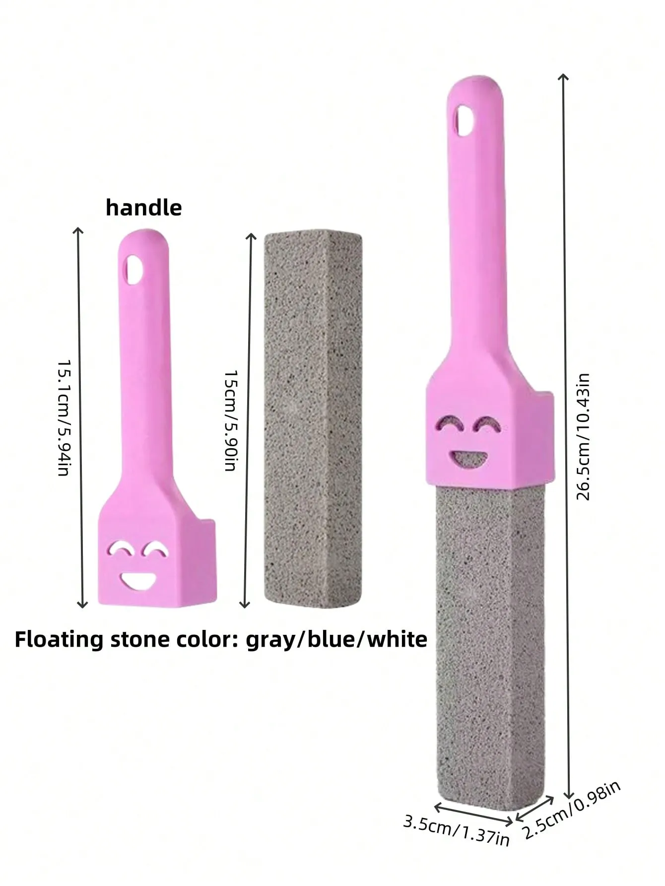 1pc Toilet Brush With Handle Design, Wall Mounted, For Deep Cleaning Of Home Toilet/Bathtub/Sink, Random Color