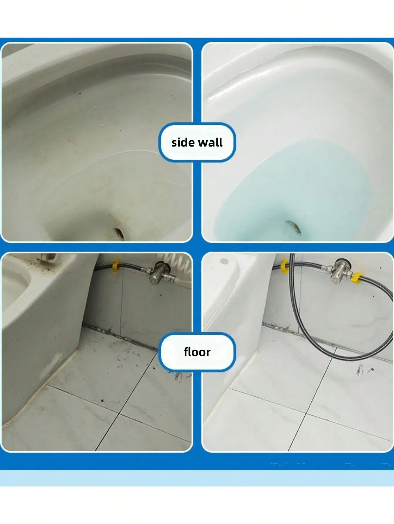1pc Toilet Brush With Handle Design, Wall Mounted, For Deep Cleaning Of Home Toilet/Bathtub/Sink, Random Color