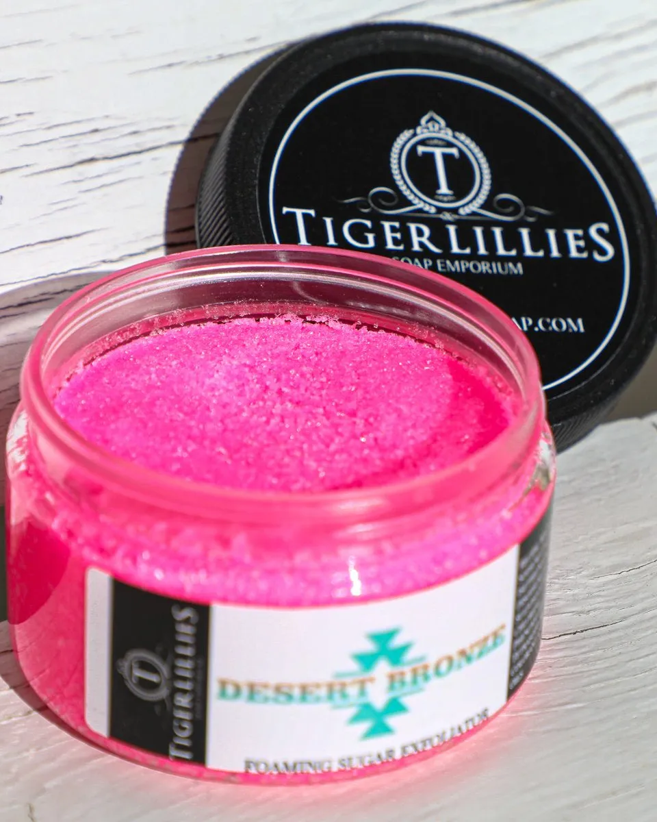 2oz Desert Bronze Foaming Sugar Exfoliator