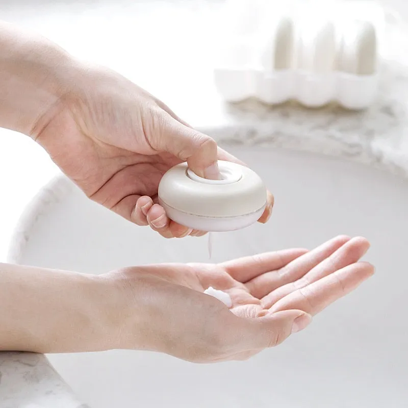 4Pcs Travel Soap Dispenser Organizer Set