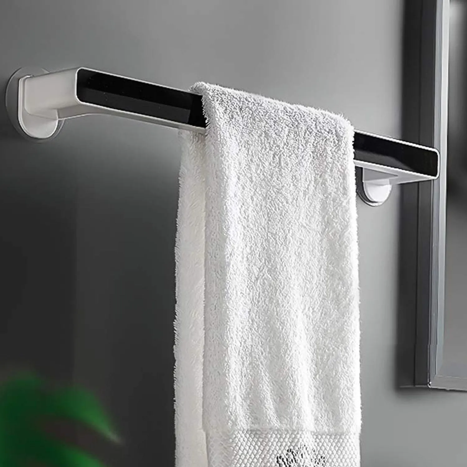 9130 Towel Rack & Multiuse Rack With 2 Sticker For Home & Multiuse Rack