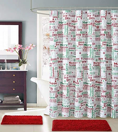 All American Collection Holiday Christmas New Year Season Bath Set Different Designs Available
