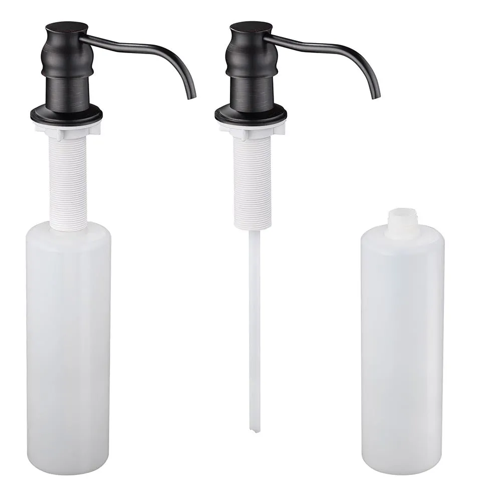 Aquaterior Soap Dispenser for Kitchen Sink Liquid 13.5oz