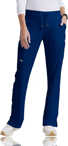 BARCO Grey's Anatomy Scrubs - Mia Scrub Pant for Women, Elastic Back Waist, Mid-Rise Shaped Leg Women's Scrub Pant