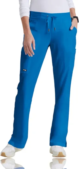 BARCO Grey's Anatomy Scrubs - Mia Scrub Pant for Women, Elastic Back Waist, Mid-Rise Shaped Leg Women's Scrub Pant