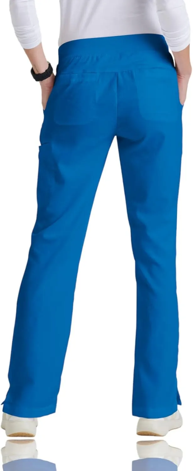 BARCO Grey's Anatomy Scrubs - Mia Scrub Pant for Women, Elastic Back Waist, Mid-Rise Shaped Leg Women's Scrub Pant