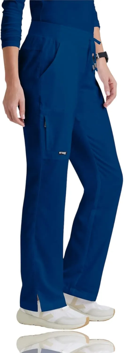 BARCO Grey's Anatomy Scrubs - Mia Scrub Pant for Women, Elastic Back Waist, Mid-Rise Shaped Leg Women's Scrub Pant