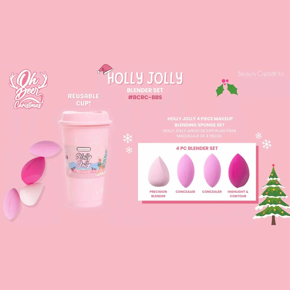 Beauty Creations - Reindeer Christmas Holly Jolly Beauty Blender Cup