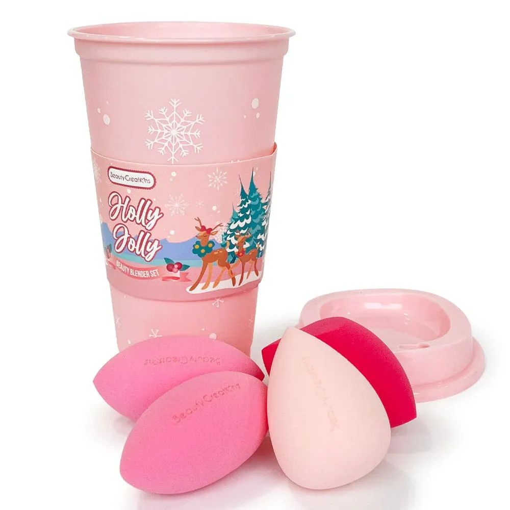 Beauty Creations - Reindeer Christmas Holly Jolly Beauty Blender Cup
