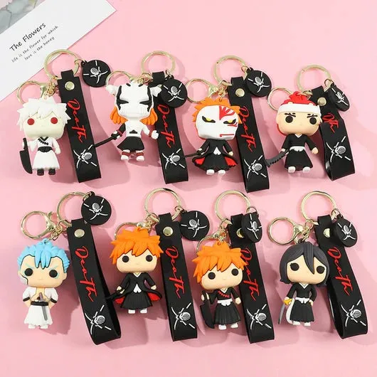 Bleach Anime | Bleach B | Silicone Lanyard Keychain