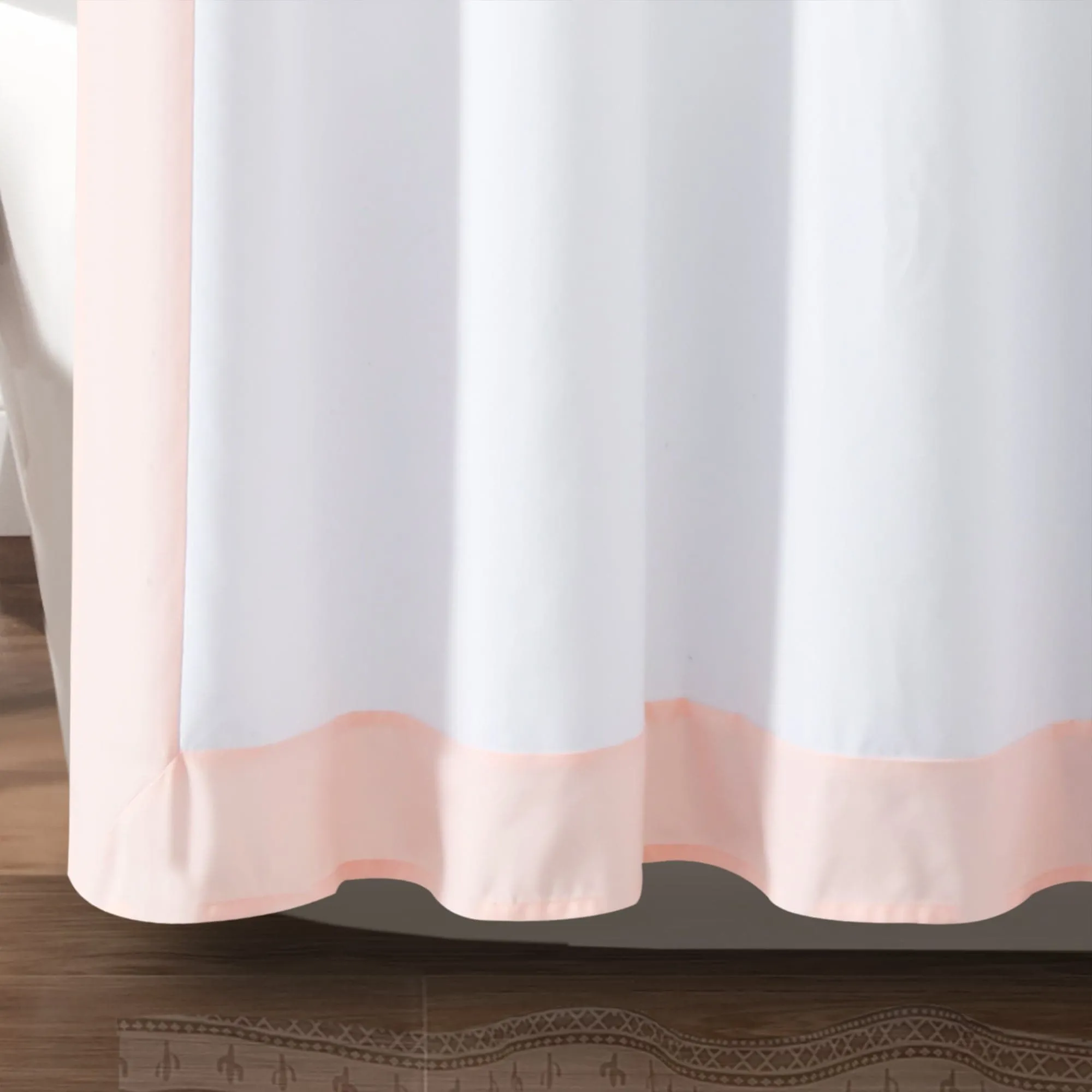 Block Border Shower Curtain