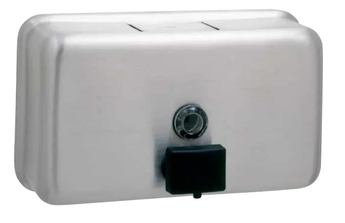 Bobrick B-2112 Horizontal Manual Soap Dispenser