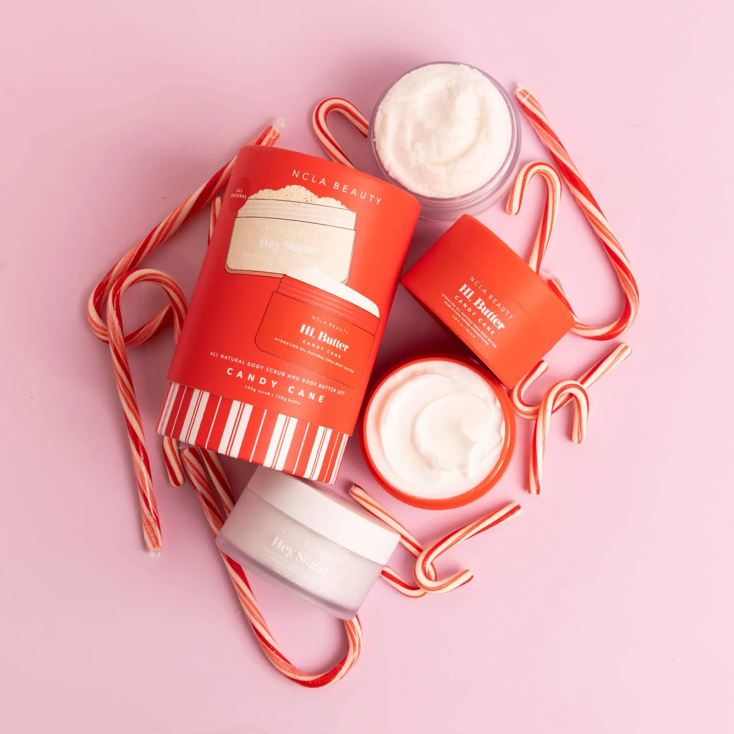Candy Cane Body Scrub   Body Butter Holiday Gift Set