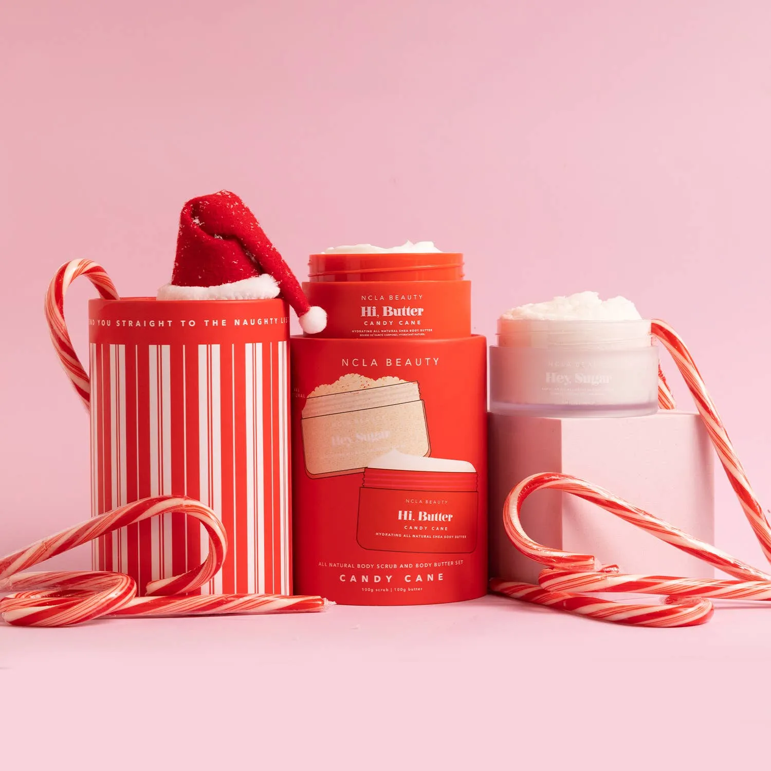 Candy Cane Body Scrub   Body Butter Holiday Gift Set