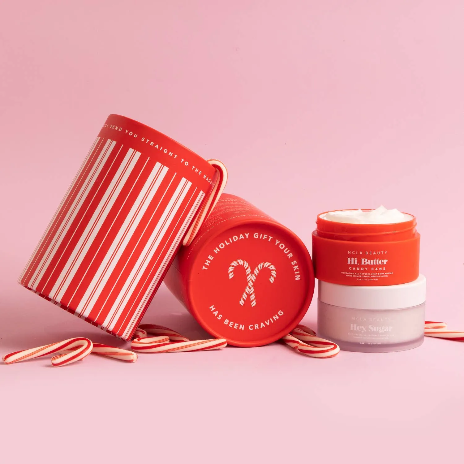 Candy Cane Body Scrub   Body Butter Holiday Gift Set