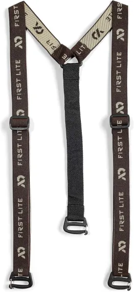 First Lite Suspenders - Adjustable Stretch Nylon Pant Suspenders