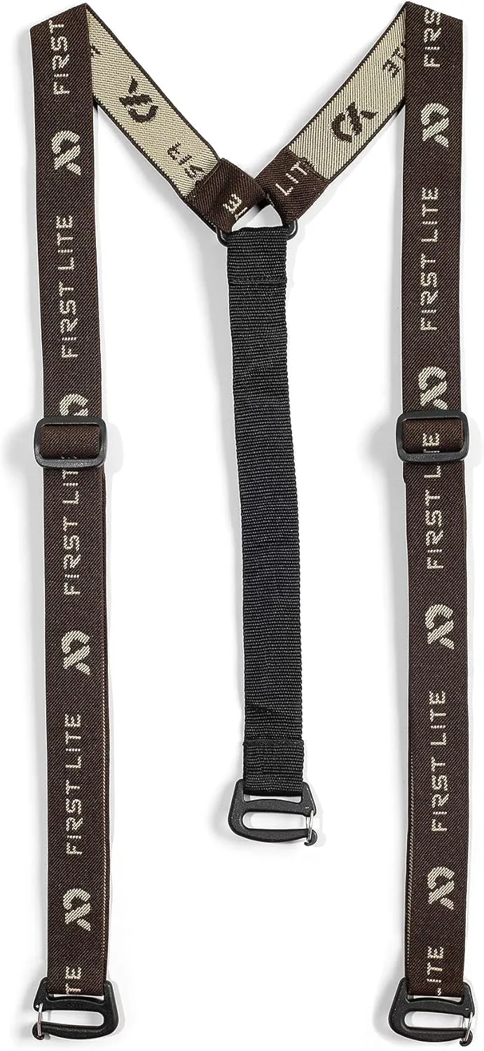 First Lite Suspenders - Adjustable Stretch Nylon Pant Suspenders