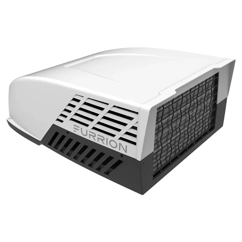 Furrion CHILL Rooftop Air Conditioner with Manual Control. Includes a Chill 14,500 BTU Rooftop Airconditioner (White) CHILL Air Distribution Box with Manual Control - EACMAN2