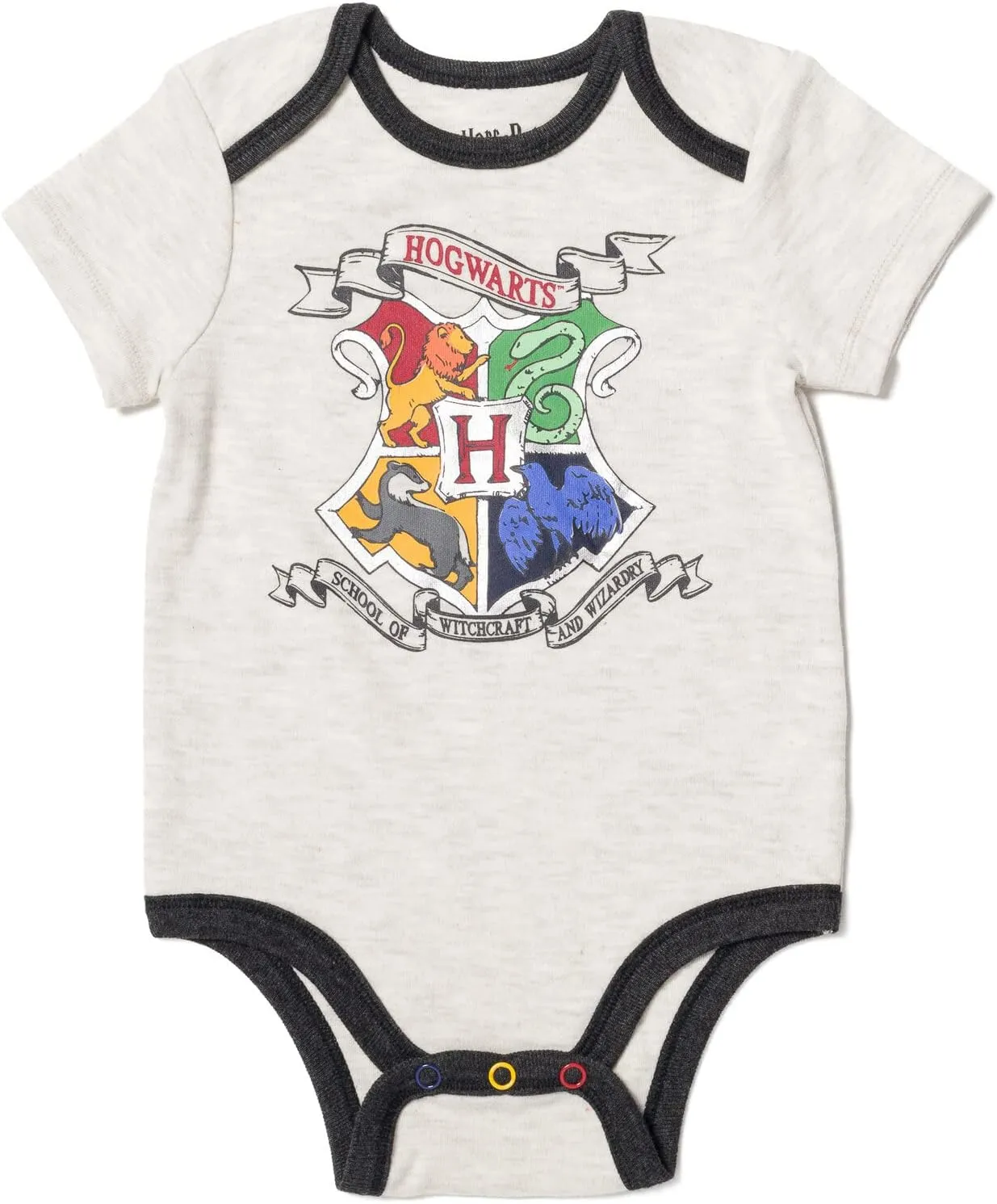Harry Potter Baby 3 Piece Outfit Set: Cuddly Bodysuit Pants Hat