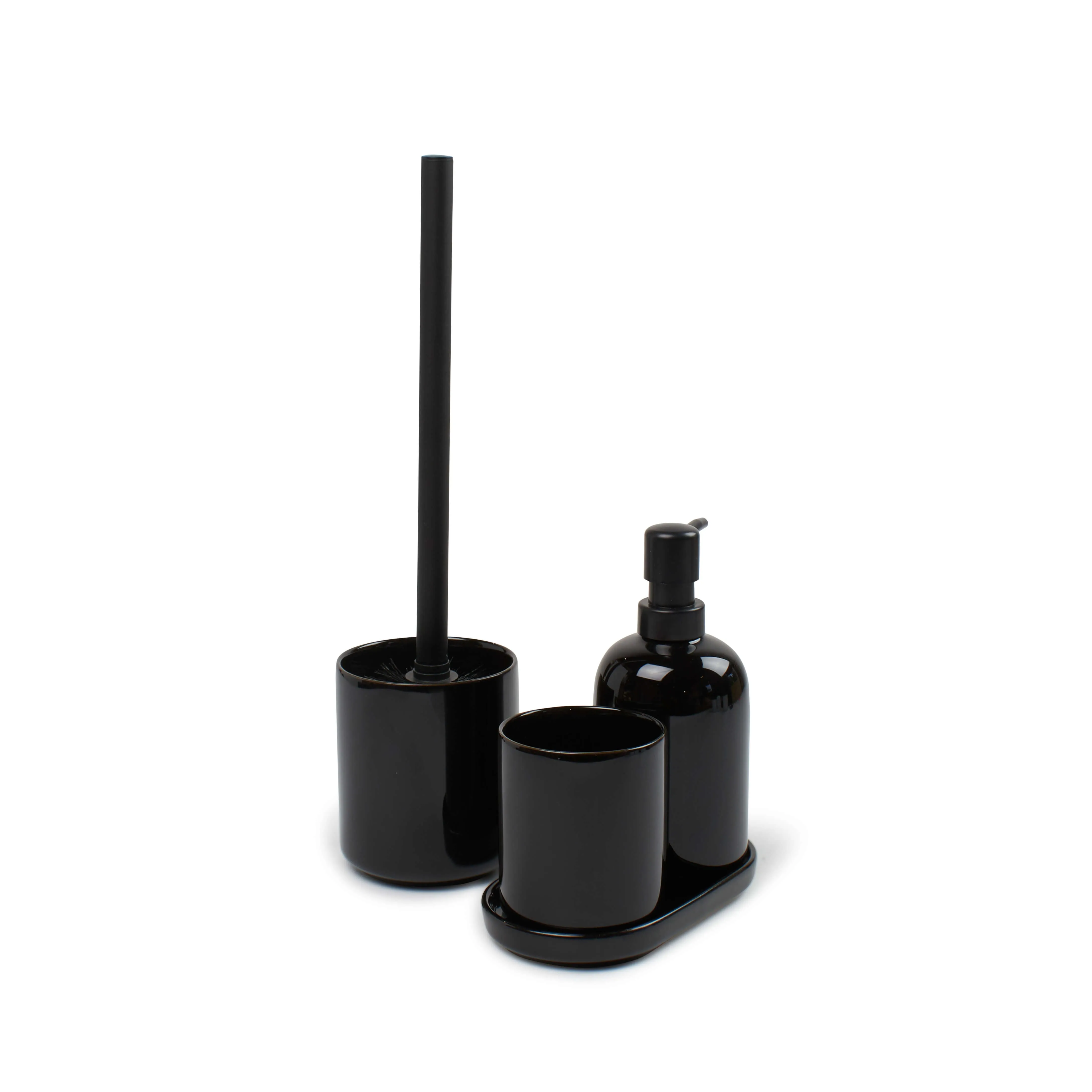 Hepburn Toilet Brush Holder - Black