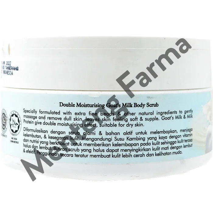 Leivy Body Scrub Spa Goats Milk 250 Gr - Lulur Mandi Melembabkan Kulit
