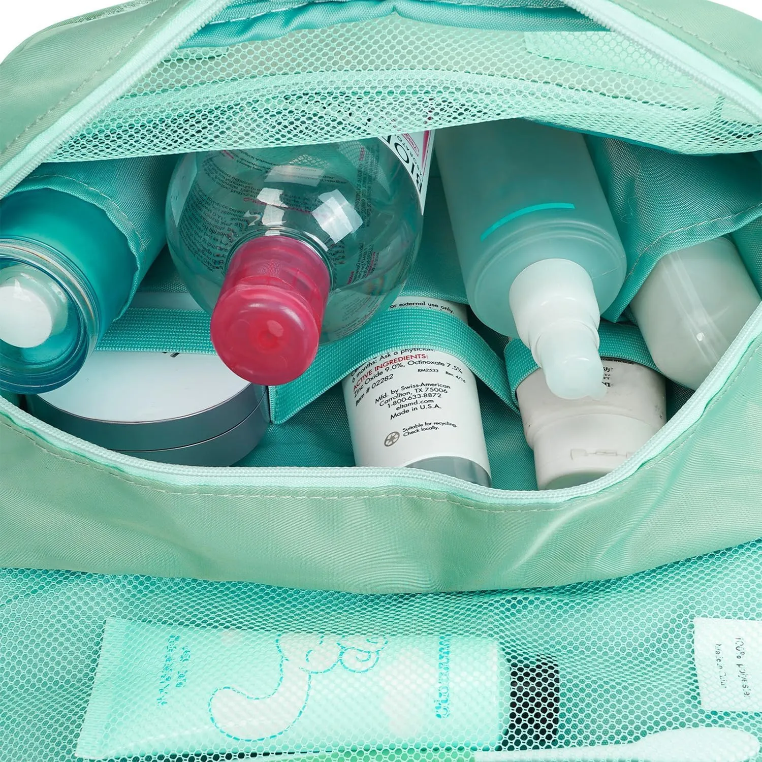 Narwey Hanging Travel Toiletry Bag Cosmetic Make up Organizer for Women and Girls Waterproof