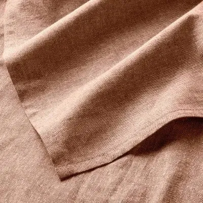 New - Chambray Shower Curtain Clay - Casaluna