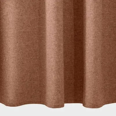 New - Chambray Shower Curtain Clay - Casaluna