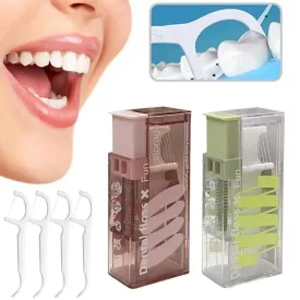 Portable Smart Floss Box 10pcs Dental Floss