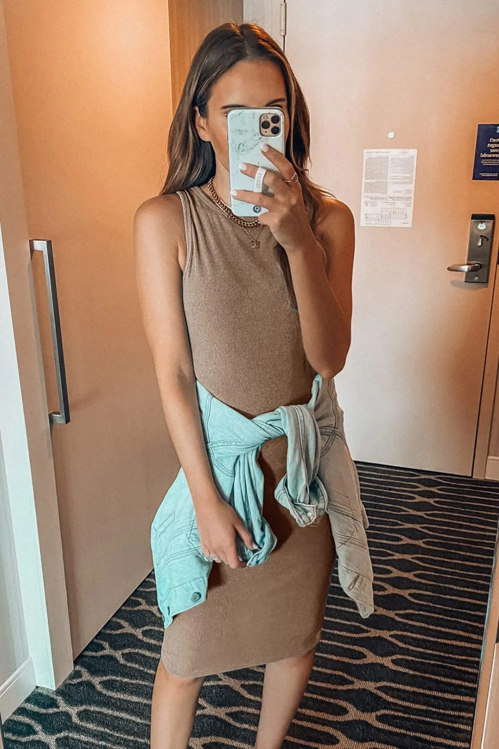 PRETTYGARDEN Women Midi Dress 2025 Summer Casual Vacation Sundress Fitted Spring Sleeveless Bodycon Tank Dresses