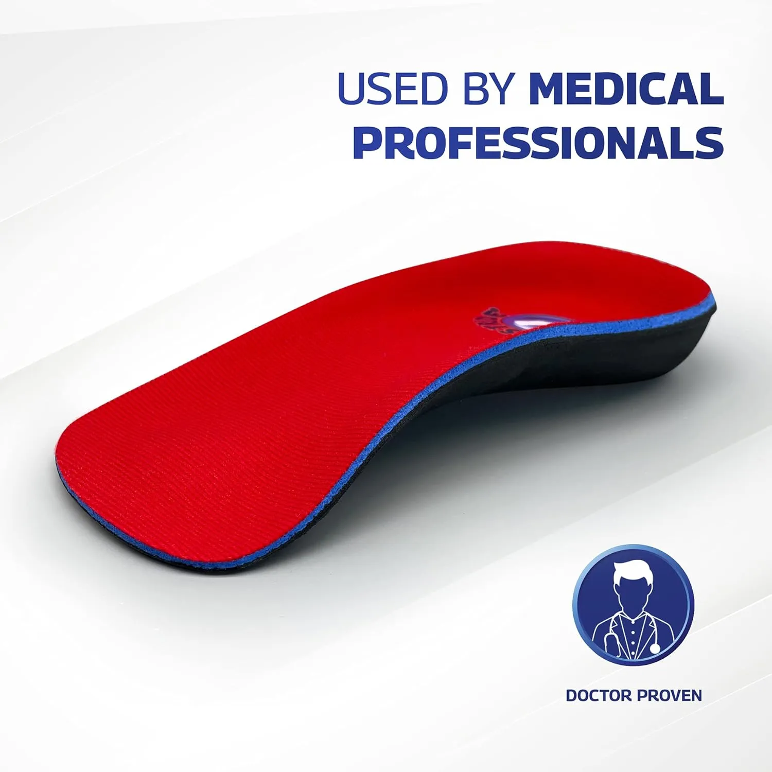 Pure Stride Professional 3/4 Length Orthotics - Shoe Insole & Support for Metatarsals, High Arch, Flat Feet - Pain Relief for Plantar Fasciitis, Arch, Heel - 1 Pair, Men's 9-9.5 / Women's 11-11.5