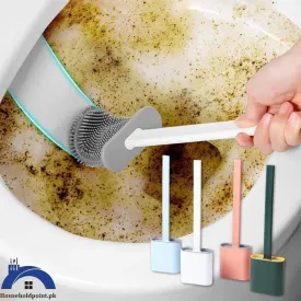 Silicone Toilet Brush With Holder