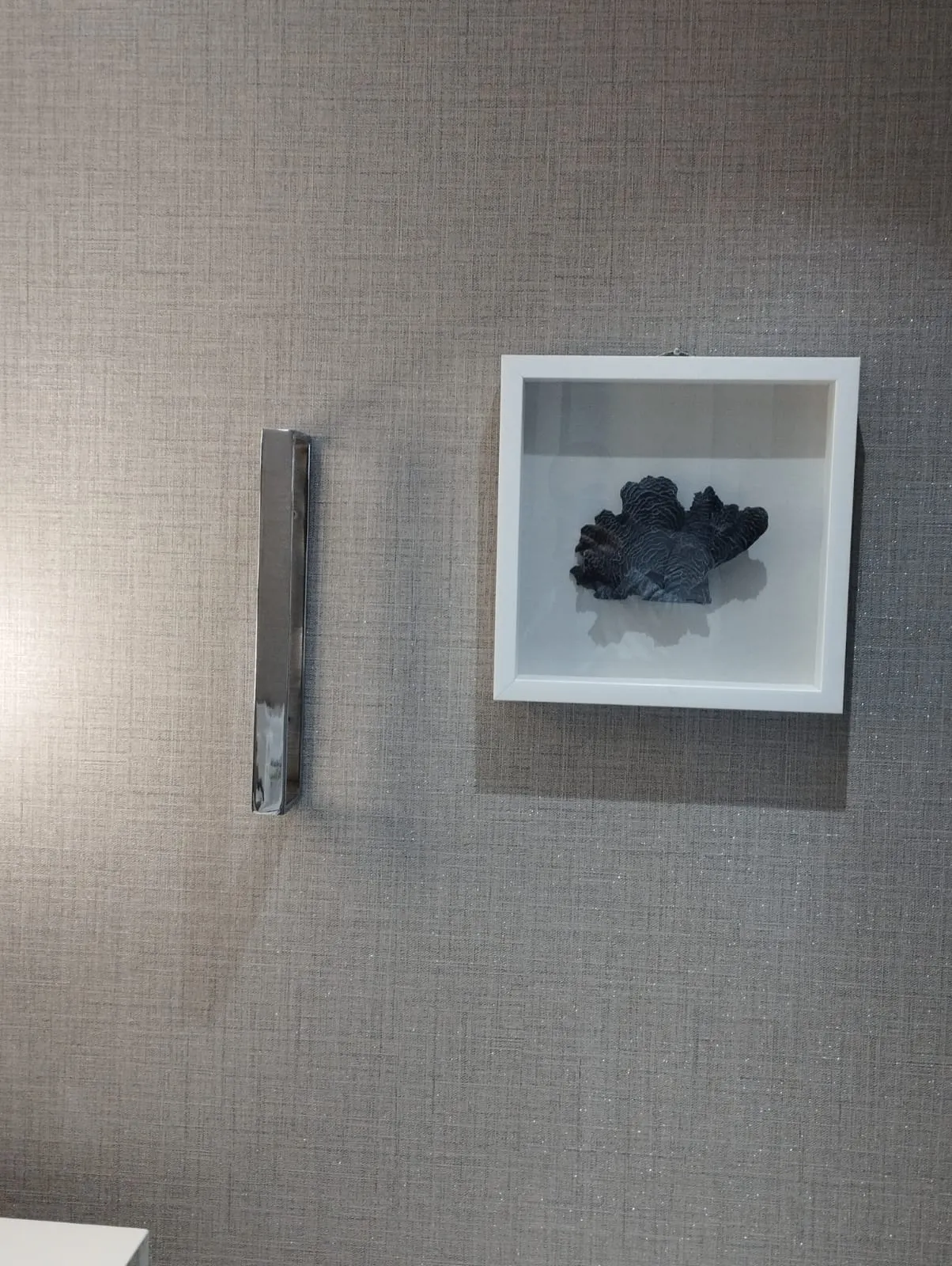 Silver Finished Multi Functional Towel Rack