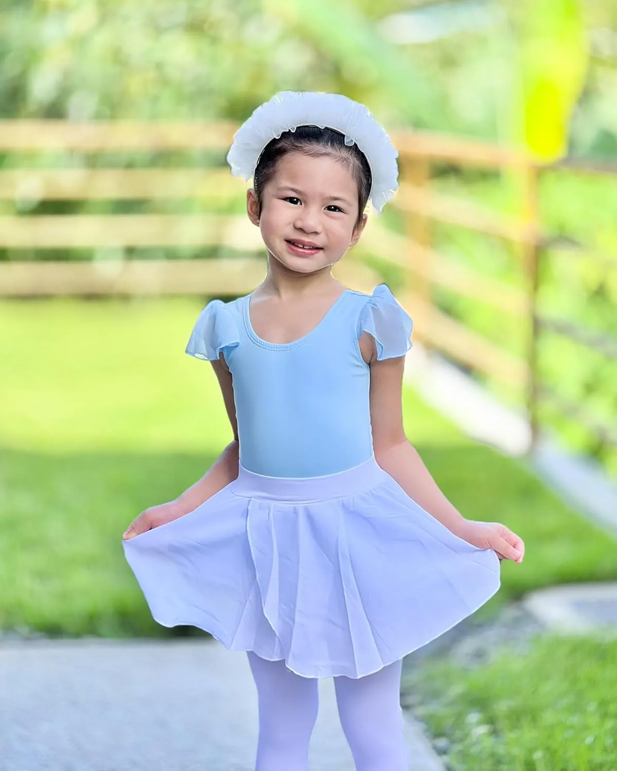 Stelle Girls Leotards Black Ballet Dance Leotards Ruffle Short Sleeve Gymnastics Outfits(Toddler/Little Kid/Big Kid)