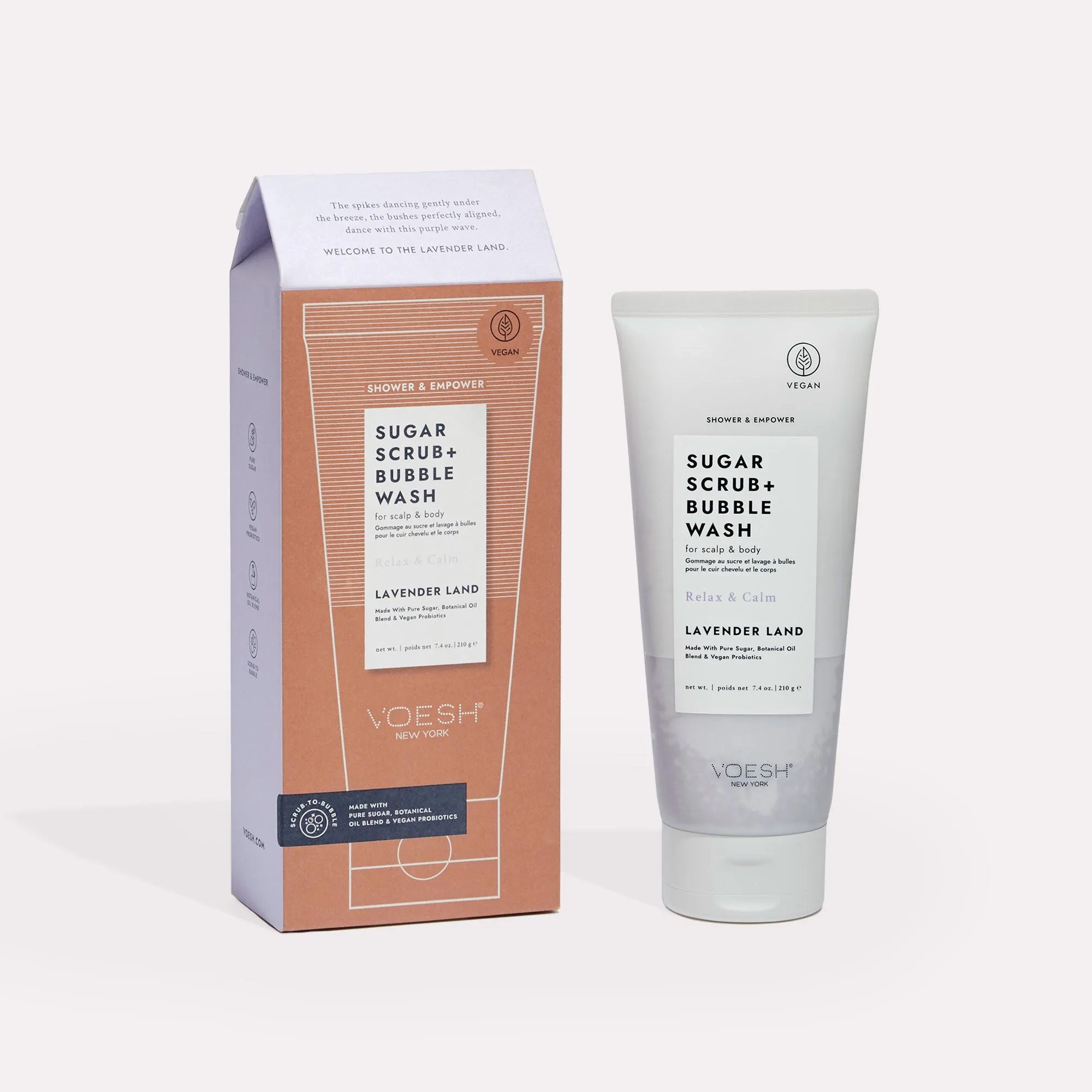 Sugar Scrub   Bubble Wash Lavender Land