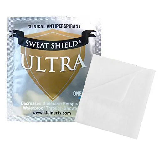 Sweat Shield Ultra Antiperspirant Wipes. Stop Sweating & Odor For Up To 7 Days. 30 Week Supply- Doctor Recommended