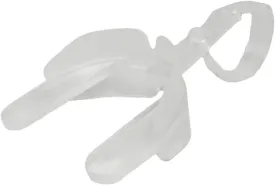 Ultra-Guard All Sport Mouthguard with Professional Quality Helmet Strap; Specially Designed for Athletes with Braces of All Contact Sports. Double Protection for Both Upper and Lower Teeth (Clear)