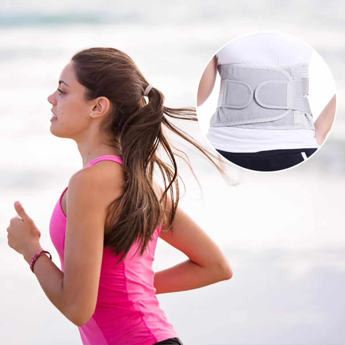 Waist Support Belt Lumbar Brace Universal Widen Back Support for Men Women Breathable Steel Plate Size l